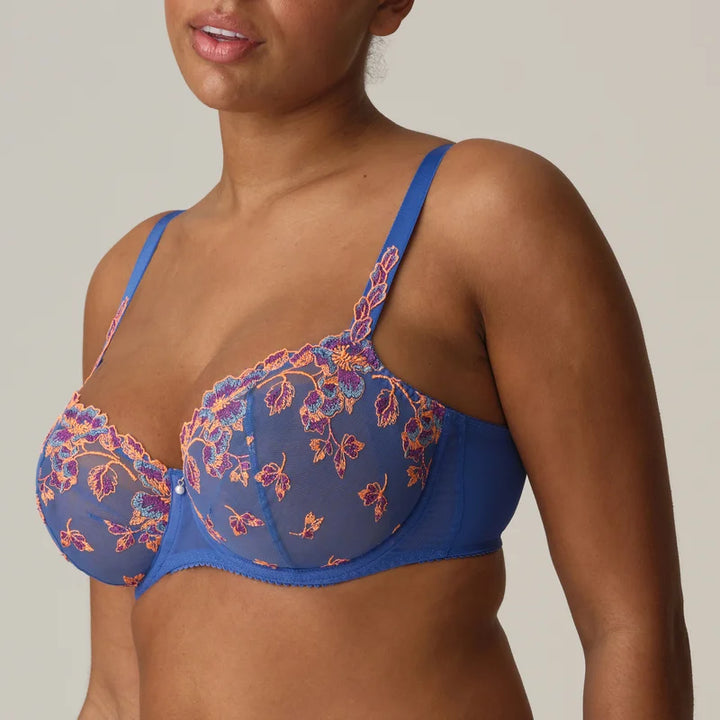Primadonna - Lenca Balcony Bra Vertical Seam Blue Eyes