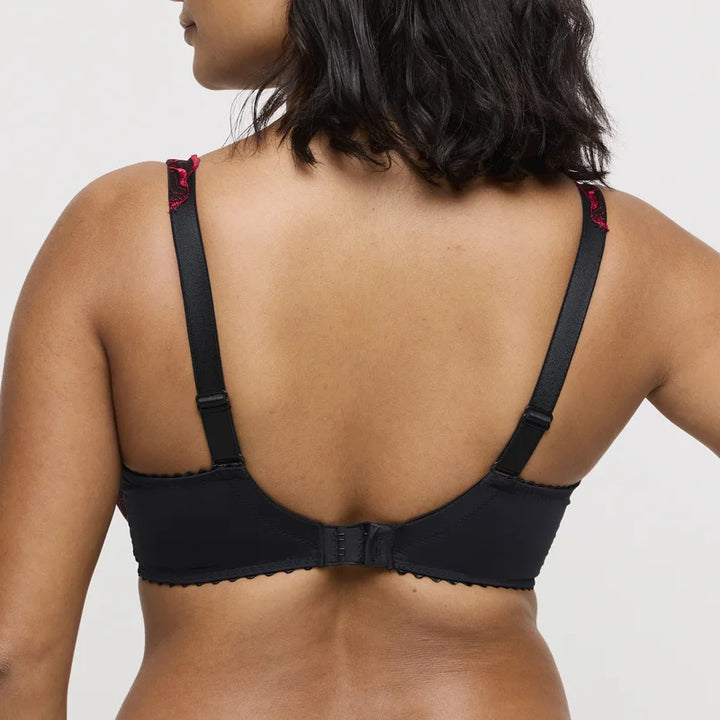 Primadonna - Springdale Plunge Bra Black Rose