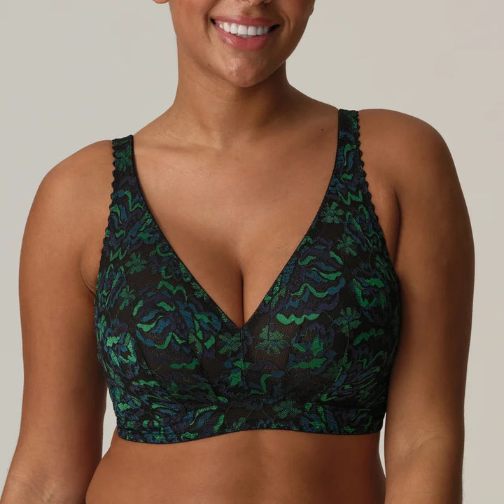 Primadonna - San Angel Bralette Peacock Feather