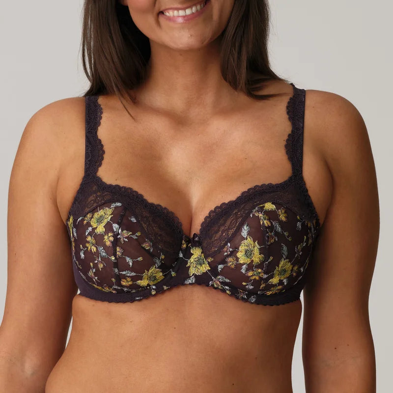 Primadonna - Malba Balcony Bra Vertical Seam Amethyst