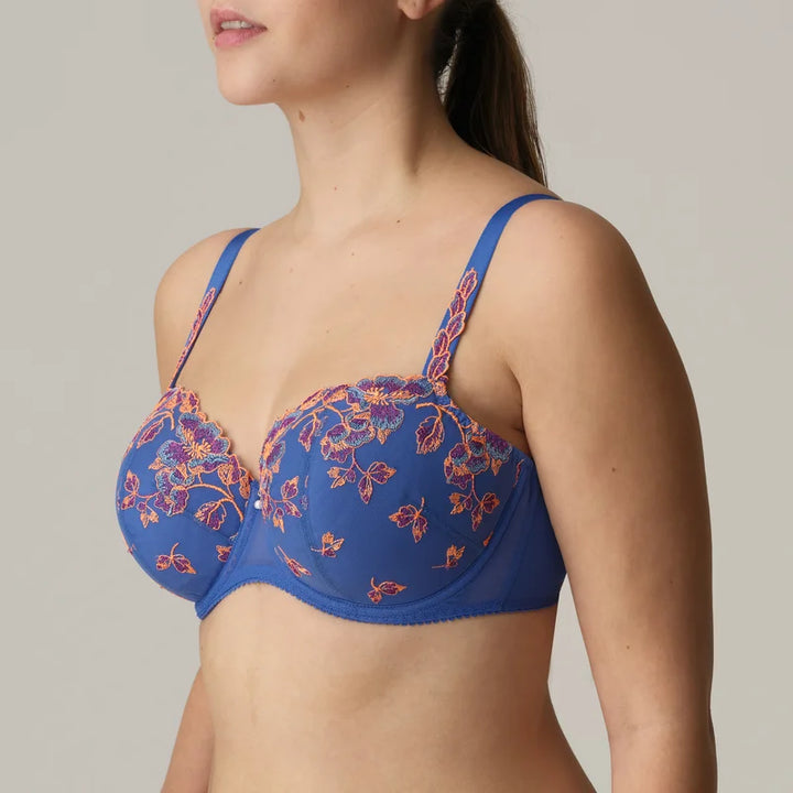 Primadonna - Lenca Padded Balcony Bra Blue Eyes