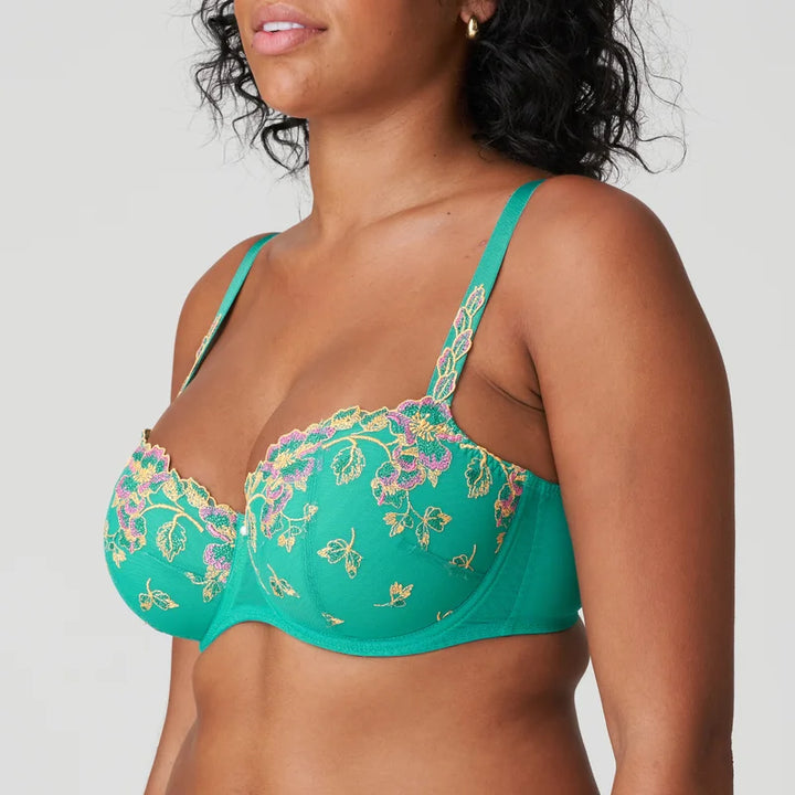 Primadonna - Lenca Padded Balcony Bra Sunny Teal