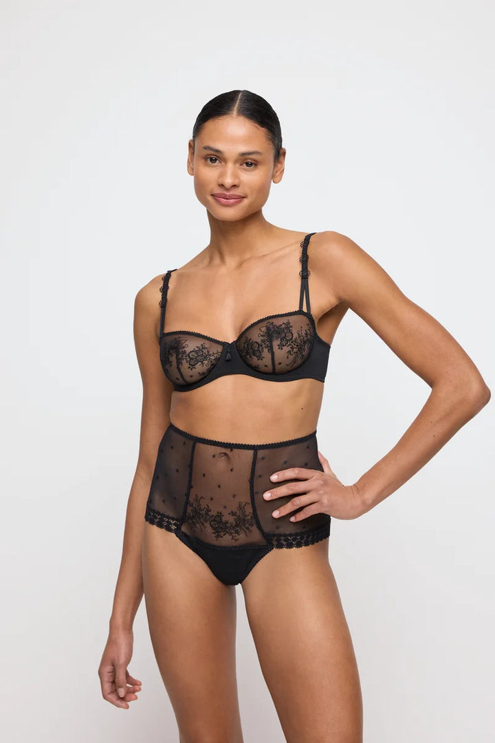 Marie Jo - Annaelle Balcony Bra Vertical Seam Black