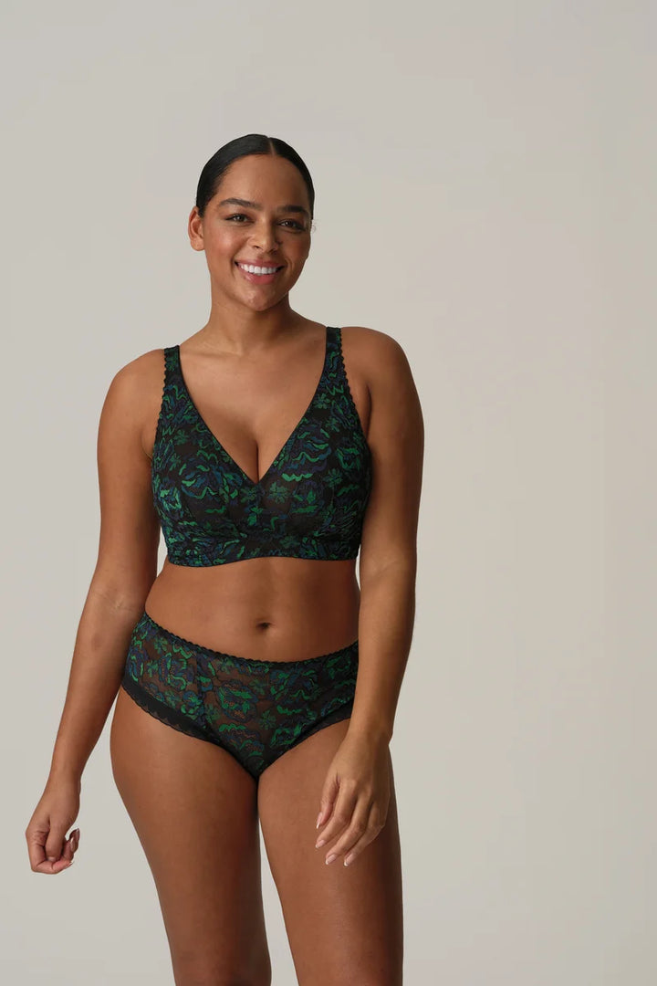 Primadonna - San Angel Luxury Thong Peacock Feather