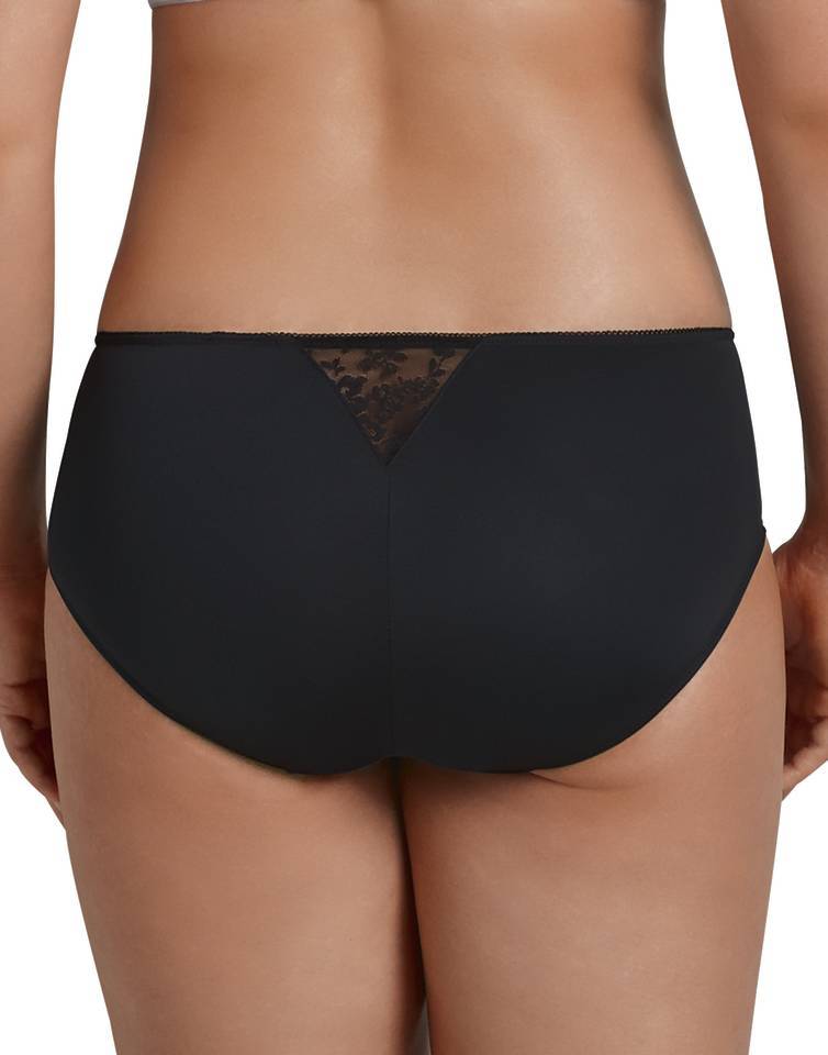 Rosa Faia - Fleur High Waist Briefs Black