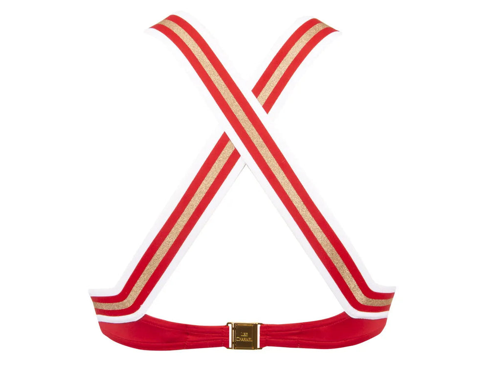 Lise Charmel Swimwear - Energie Nautique N/W Crossed Back Triangle Bikini Top Flamme Nautique