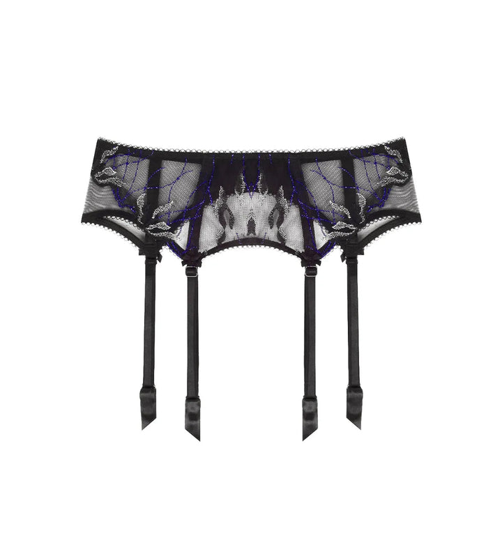 Lise Charmel - Les Nuits Chics Suspender Belt Nuit Argent Suspender Belt Lise Charmel