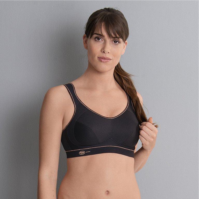 Anita Active - Extreme Control Sports Bra Black/Gold