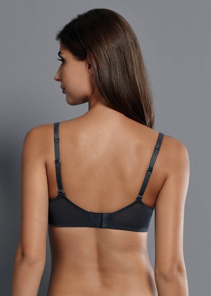 Rosa Faia - Fleur Underwired Bra Anthracite