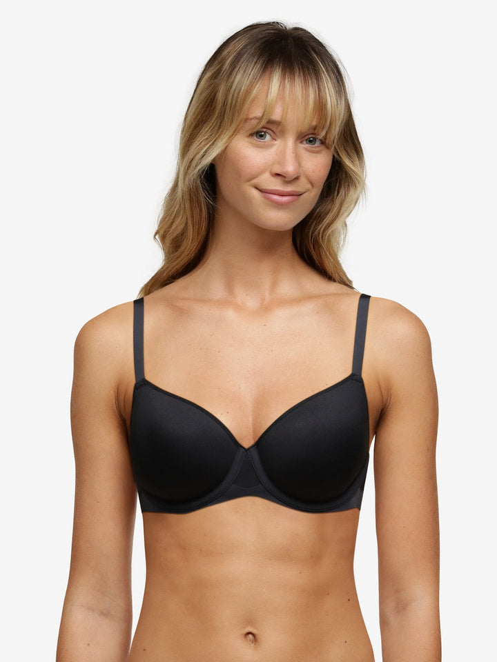 Chantelle Pure Light Full Cup Bra - Black Full Cup Bra Chantelle