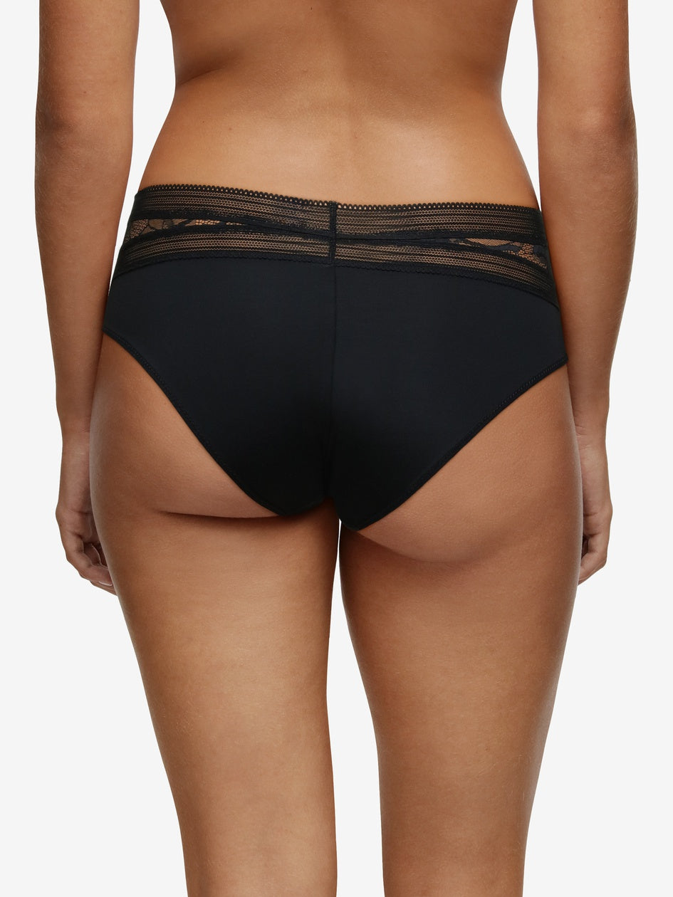 Chantelle True Lace High-Waisted Full Brief - Black Full Brief Chantelle