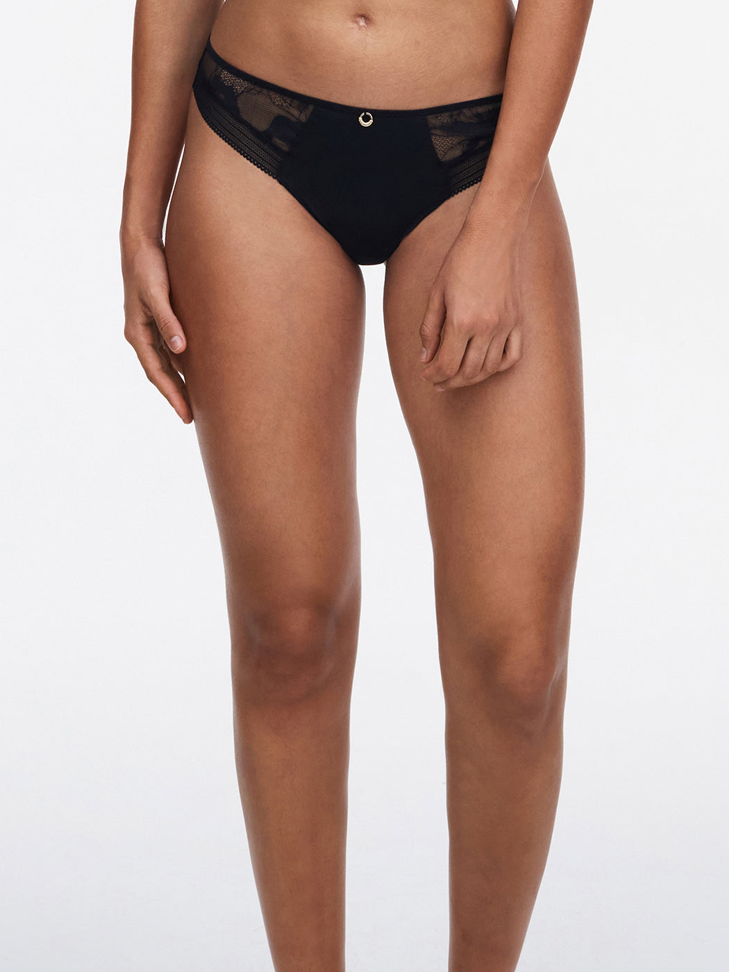 Chantelle True Lace Tanga - Black Tanga Chantelle