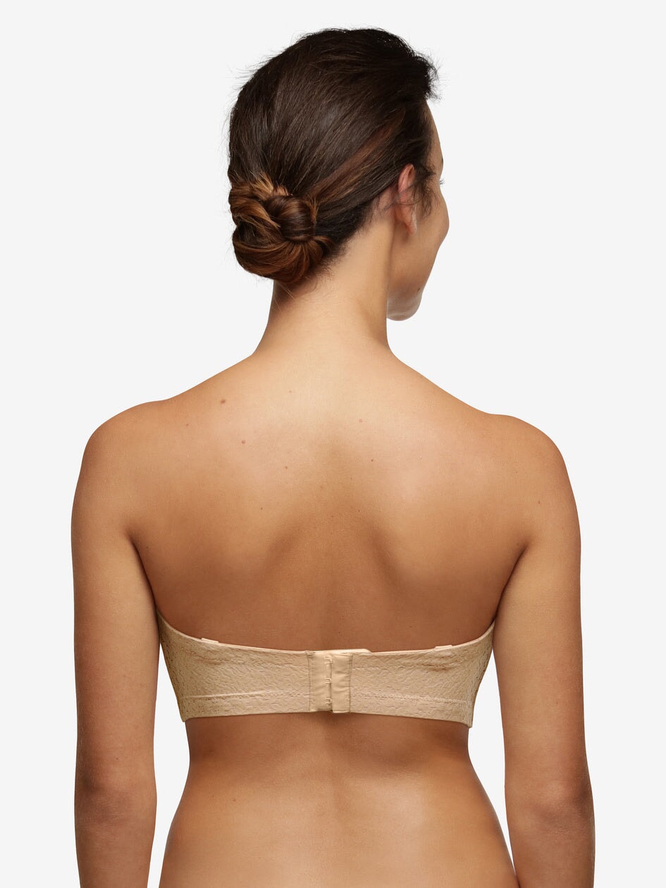 Chantelle Norah Bandeau T-Shirt Bra - Dusky Pink Bandeau Bra Chantelle