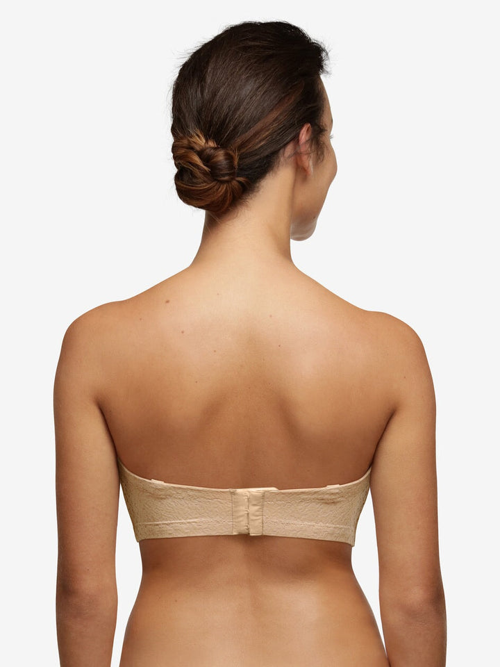 Chantelle Norah Bandeau T-Shirt Bra - Dusky Pink Bandeau Bra Chantelle