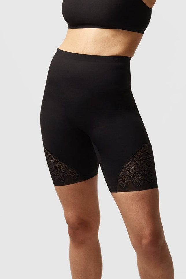 Chantelle Sexy Shape High Waist Mid-Thigh Short - Black Shapewear Long Leg Chantelle