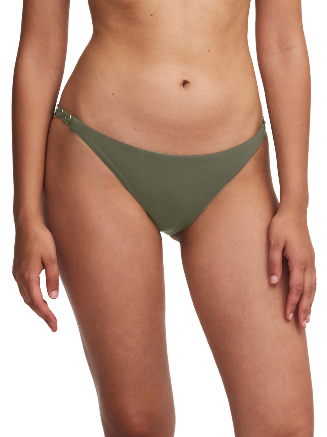 Chantelle Swimwear Emblem Bikini Brief - Khaki Green Mini Bikini Brief Chantelle