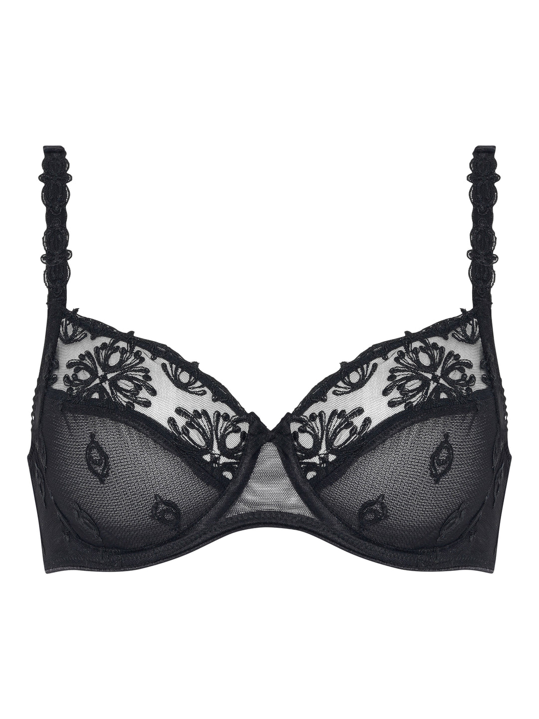 Chantelle Champs Elysees Full Cup Bra - Black Full Cup Bra Chantelle
