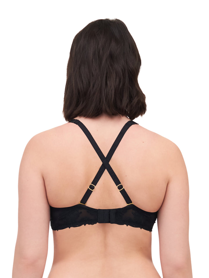 Chantelle Champs Elysees Memory Foam T-Shirt Bra - Black Full Cup Bra Chantelle