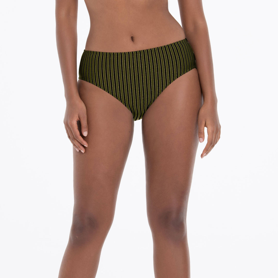 Rosa Faia Swimwear - Casual Plus Bottom Olive-Green