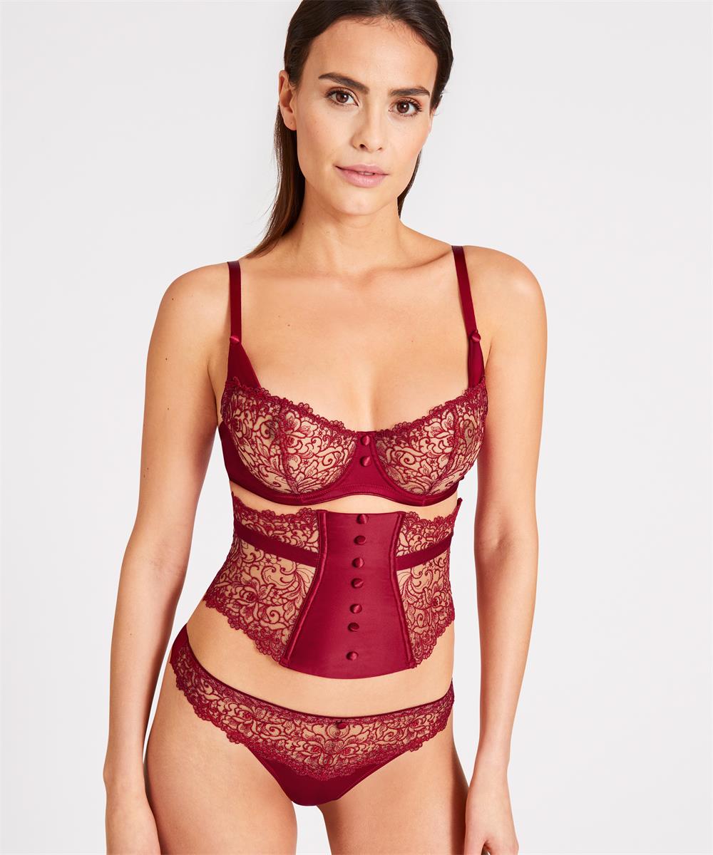 Aubade - Miss Karl Half-Cup Bra Rubis