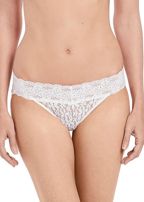 Wacoal - Halo Lace Bikini Brief Ivory