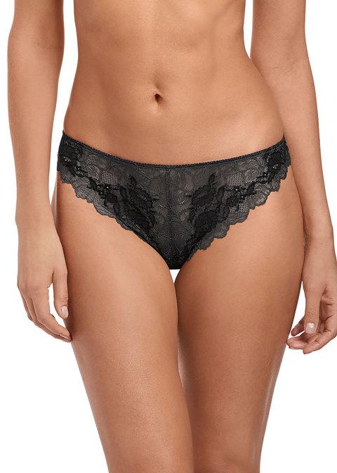 Wacoal - Lace Perfection Tanga Charcoal