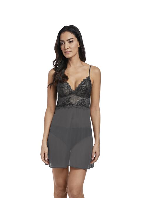 Wacoal - Lace Perfection Chemise Charcoal