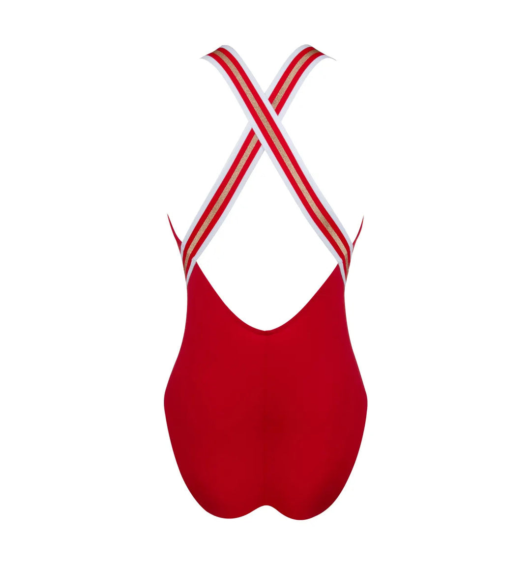 Lise Charmel Swimwear - Energie Nautique Non Wire Halter Swimsuit Flamme Nautique