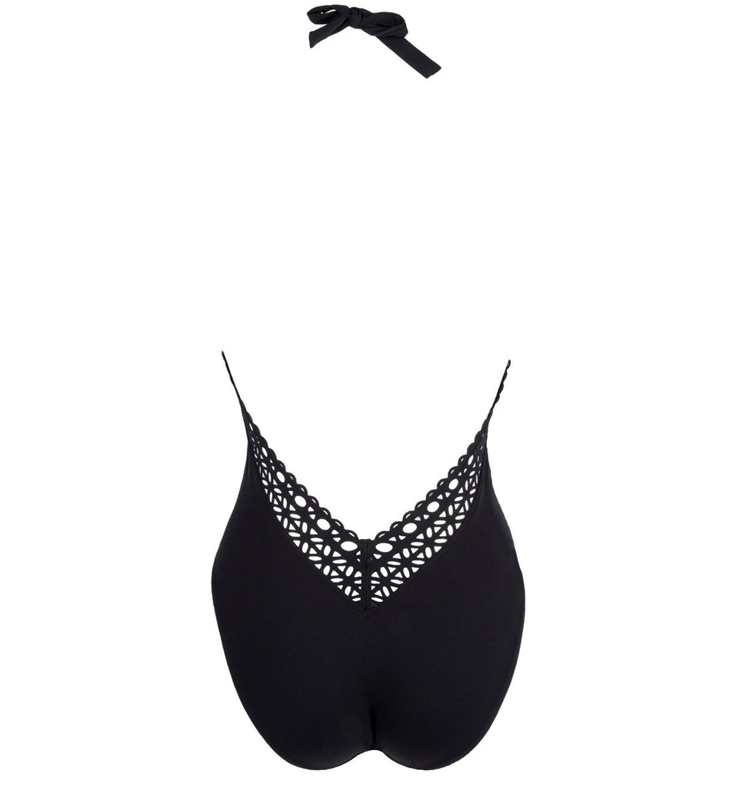 Lise Charmel Swimwear - Ajourage Couture Plunging Back Swimsuit Noir