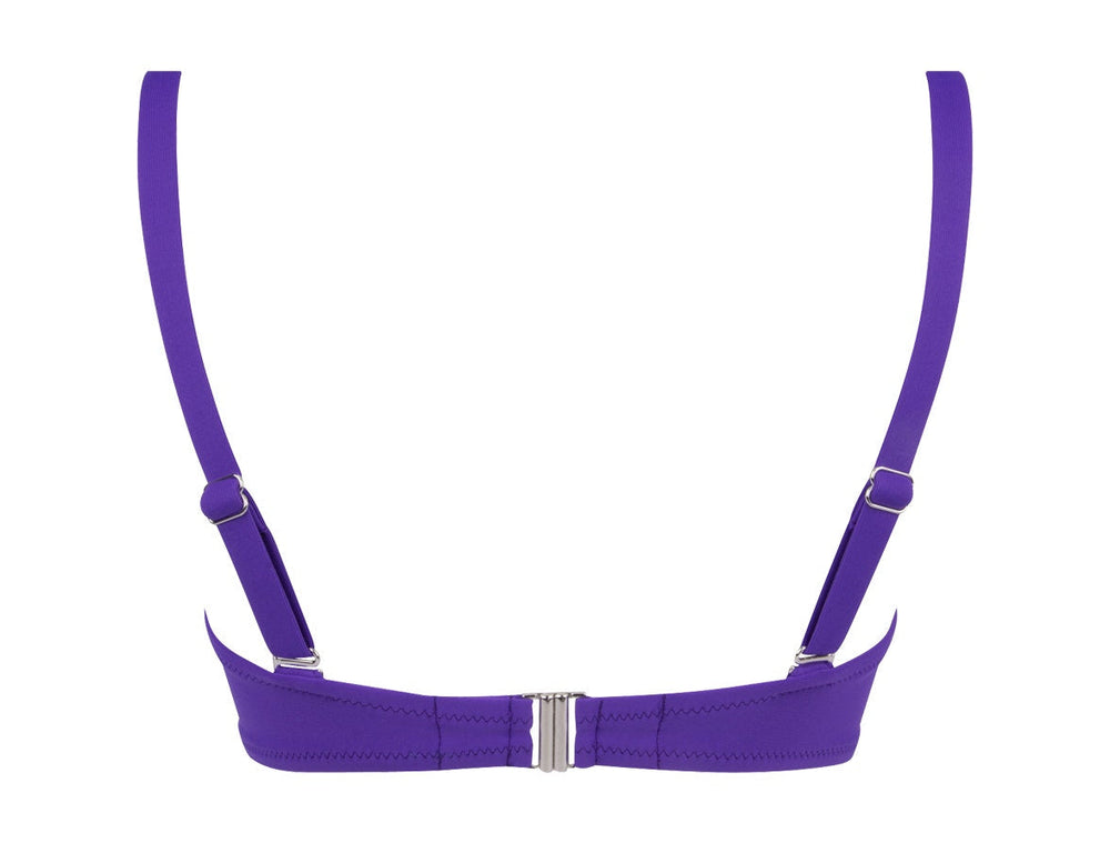Antigel Swimwear by Lise Charmel - La Chiquissima Padded Strapless Bandeau Bikini Mer Purple