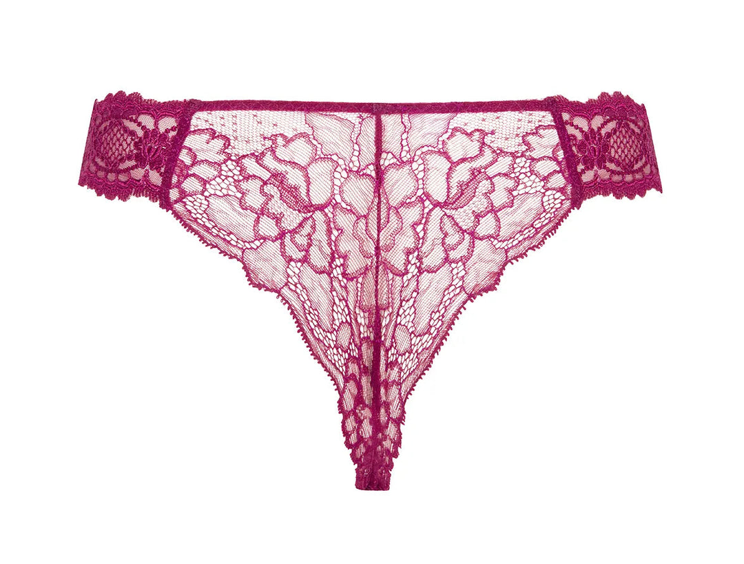 Lise Charmel - Sublime En Dentelle Thong Fuchsia