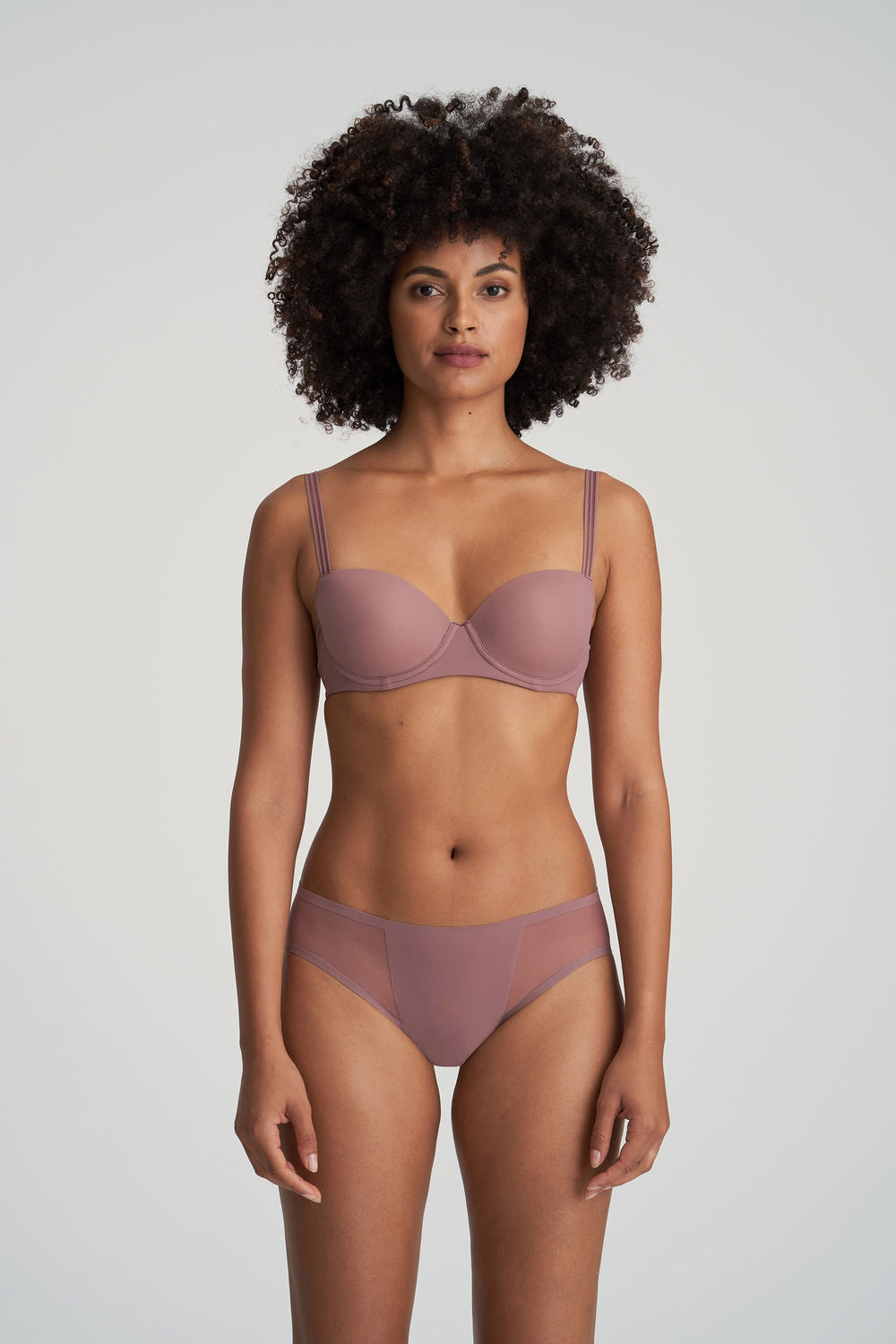 Marie Jo - Louie Padded Bra Balcony Satin Taupe