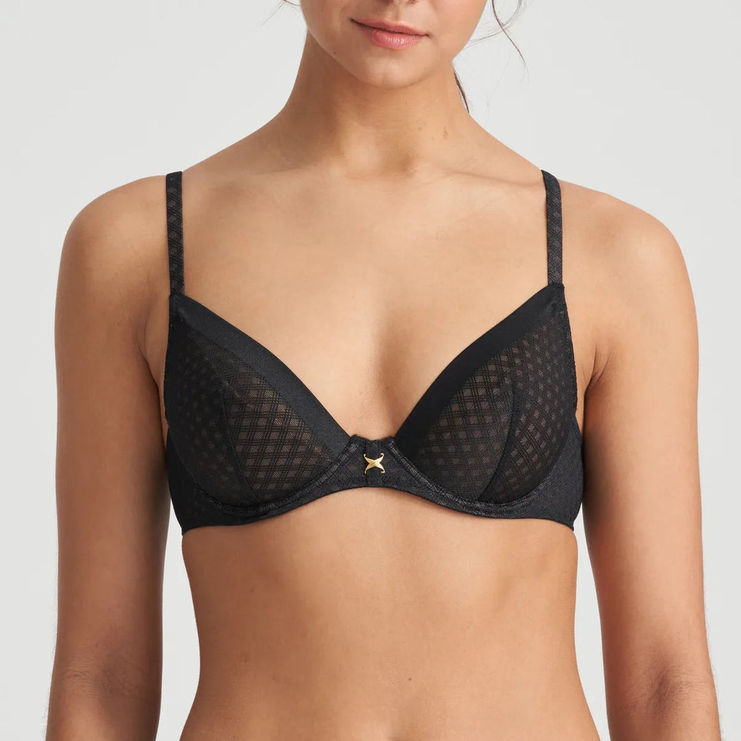 Marie Jo L'Aventure Channing Plunge Bra - Black Plunge Bra Marie Jo L'Aventure
