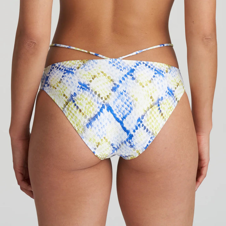 Marie Jo Swimwear Lundey Bikini Briefs Rio - Lime Snake Bikini Brief Marie Jo Swimwear