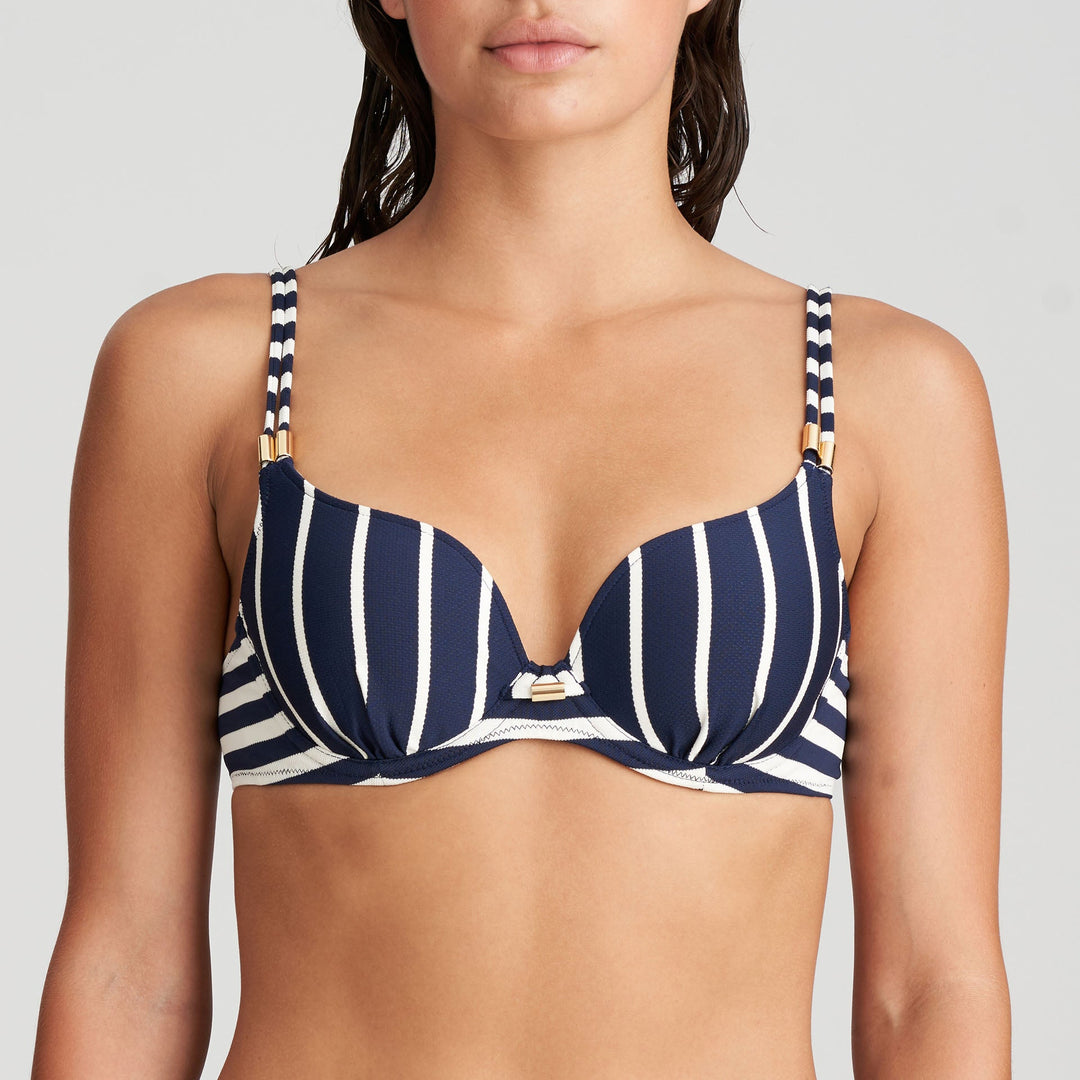 Marie Jo Swim Cadiz Bikini Top Heart Shape Padded - Water Blue Padded Bikini Marie Jo Swim 
