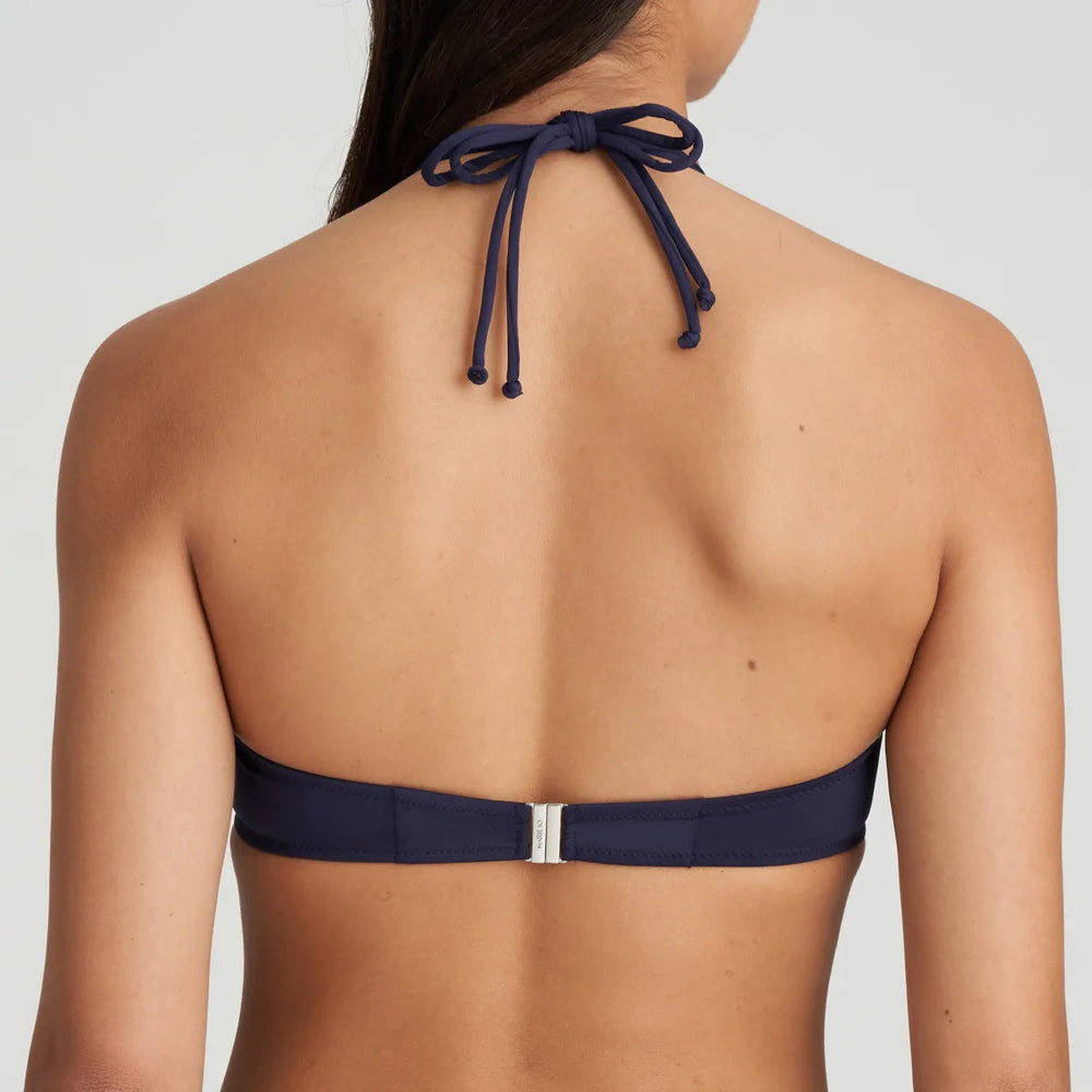 Marie Jo Swimwear San Domino Padded Triangle Bikini Top - Evening Blue Triangle Bikini Marie Jo Swimwear