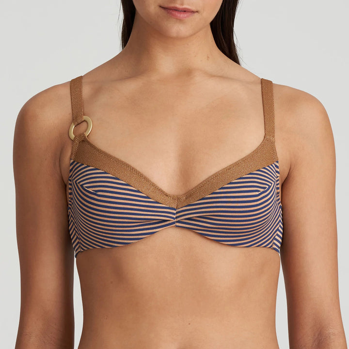 Marie Jo Swimwear Saturna Full Cup Bikini Top - Ocean Bronze Full Cup Bikini Marie Jo Swimwear