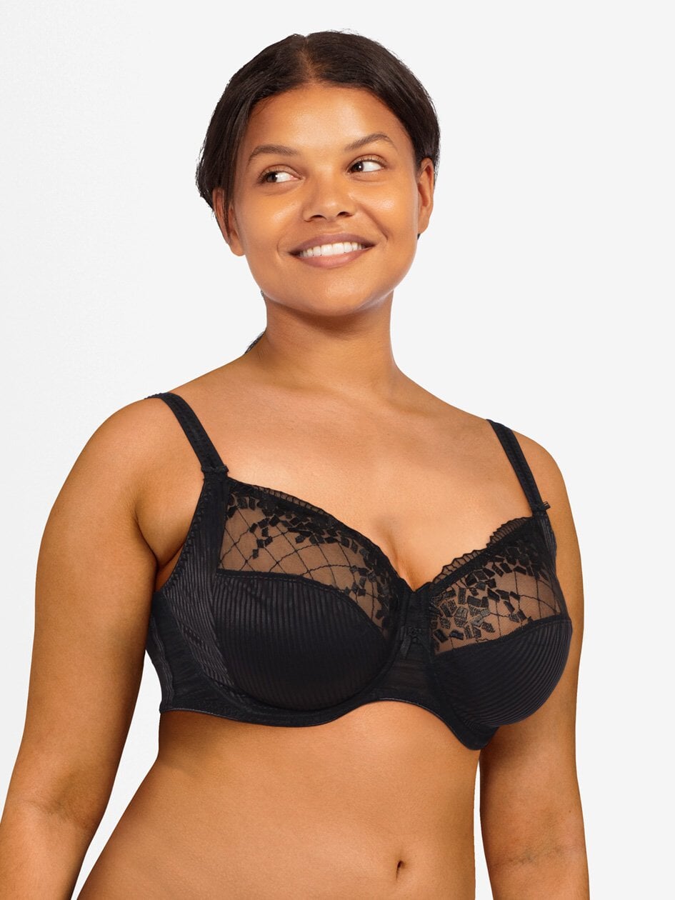 Chantelle Pont Neuf Full Cup Bra - Black Full Cup Bra Chantelle