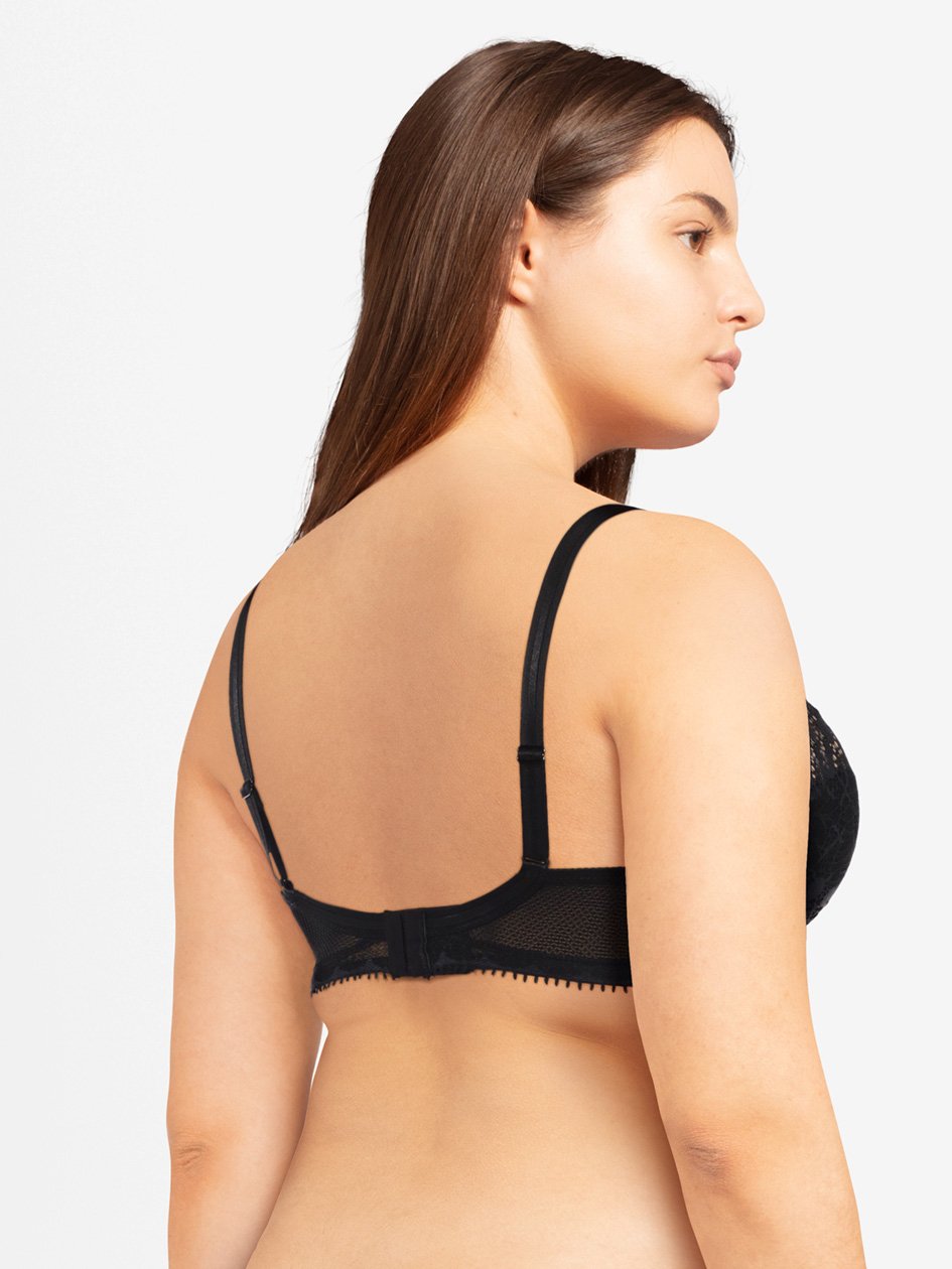 Chantelle Day To Night Plunge Spacer Bra - Black Spacer Bra Chantelle