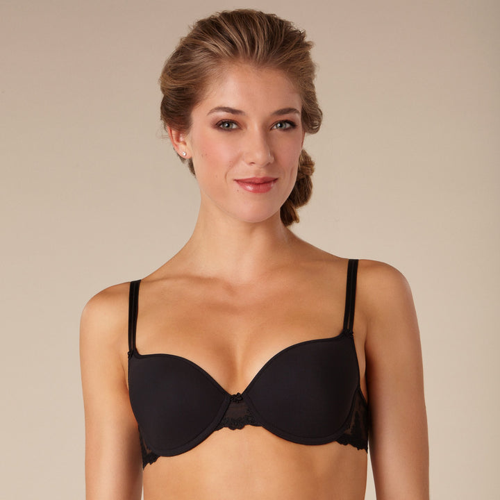 Passionata White Nights T-Shirt Bra - Black T-Shirt Bra Passionata