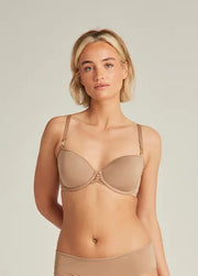 Nudea - Stretch Go To T-Shirt Bra Dark Nude