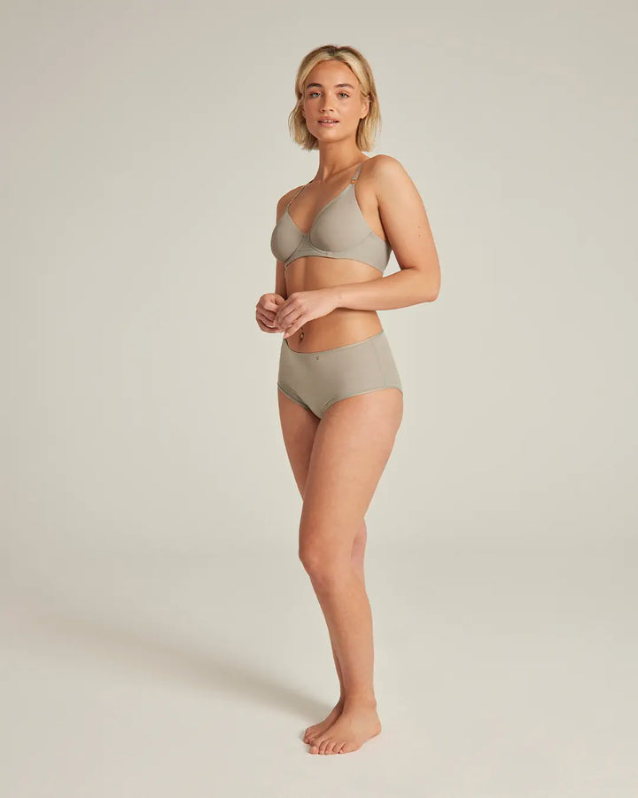 Nudea - Stretch Boss Full Cover Bra Sage Green