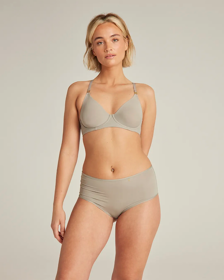 Nudea - Stretch Boss Full Cover Bra Sage Green