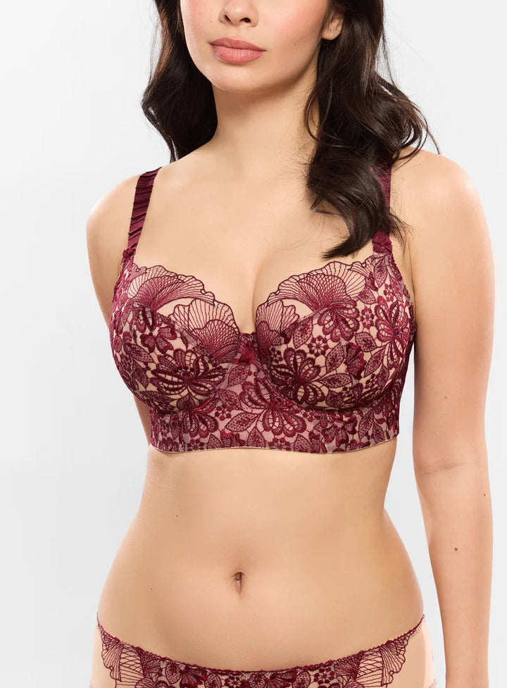 Empreinte - Agathe Underwired Longline Bra Amarante