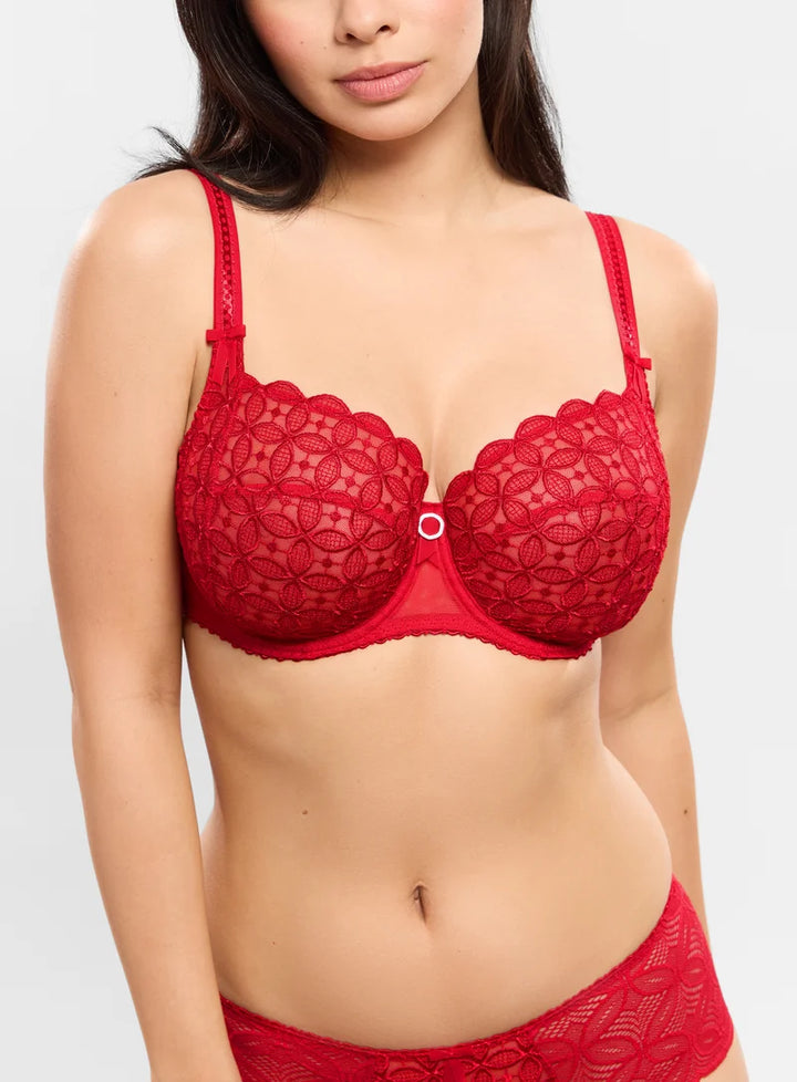 Empreinte - Romy Full Cup Bra Rouge Imperial