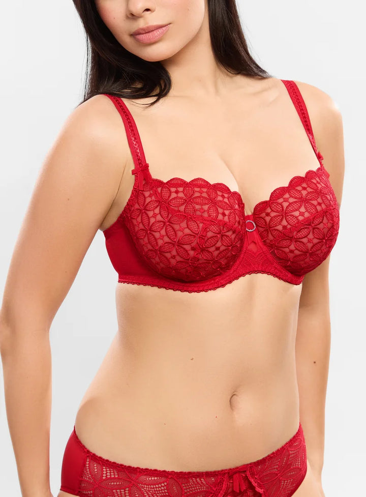 Empreinte - Romy Balcony Bra Rouge Imperial