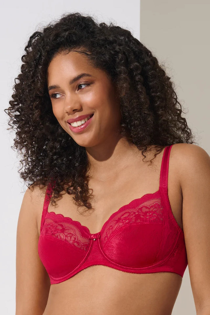 Lisca - Evelyn Underwired Bra F G Cups Red