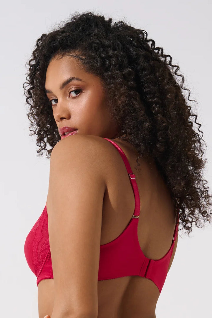 Lisca - Evelyn Underwired Bra F G Cups Red