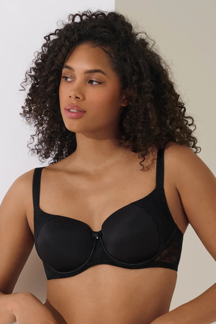 Lisca - Evelyn T-Shirt Bra Large Cups Black