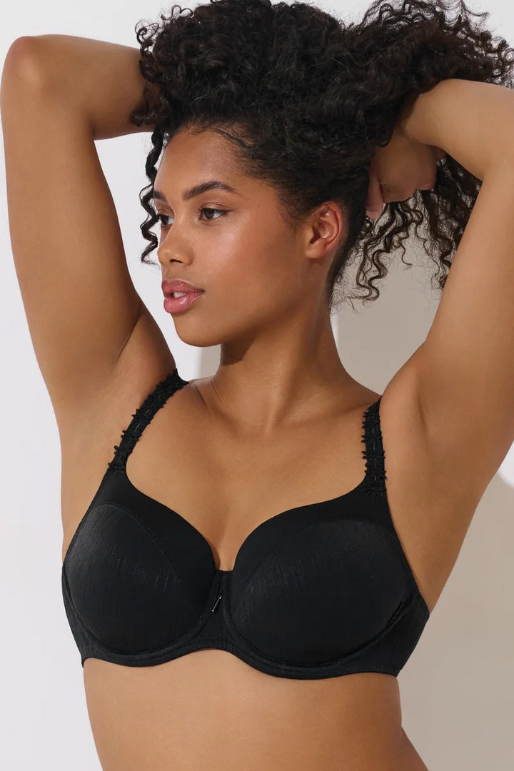 Lisca - Gracia T-Shirt Bra Large Cups Black